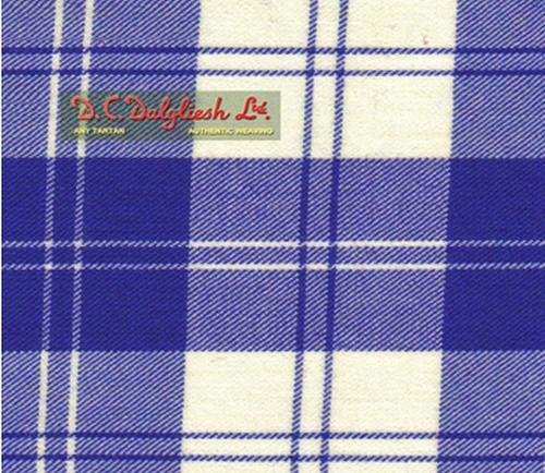 Image 1 of Erskine Dress Royal Blue Dalgliesh Dancing Tartan Wool Fabric 11oz Lightweight