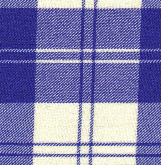 Image 5 of Erskine Dress Royal Blue Dalgliesh Dancing Tartan Wool Fabric 11oz Lightweight