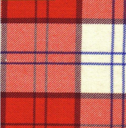 Image 4 of Lennox Dress Red Dalgliesh Dancing Tartan Wool Fabric 11oz Lightweight