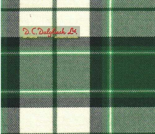 Image 1 of Longniddry Dress Green Dalgliesh Dancing Tartan Wool Fabric 11oz Lightweight