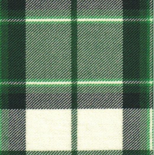 Image 2 of Longniddry Dress Green Dalgliesh Dancing Tartan Wool Fabric 11oz Lightweight