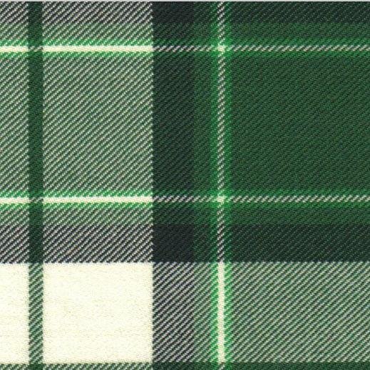 Image 3 of Longniddry Dress Green Dalgliesh Dancing Tartan Wool Fabric 11oz Lightweight