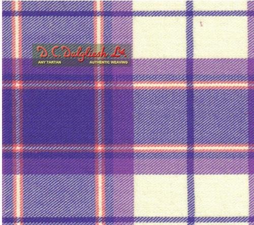 Image 1 of Longniddry Dress Lavender Dalgliesh Dancing Tartan Wool Fabric 11oz Lightweight
