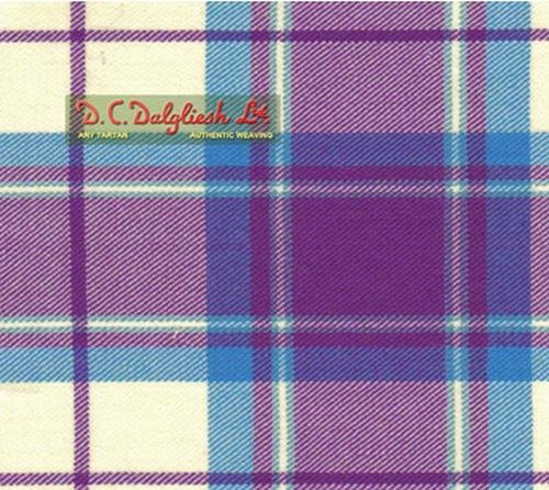 Image 1 of Longniddry Dress Purple Dalgliesh Dancing Tartan Wool Fabric 11oz Lightweight