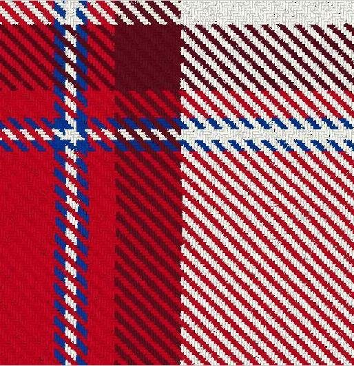 Image 5 of Longniddry Red Dalgliesh Dancing Tartan Wool Fabric 11oz Lightweight