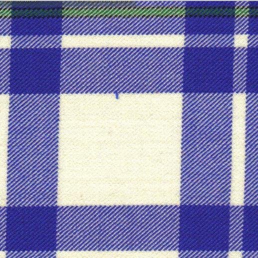 Image 2 of MacGregor Dress Blue Dalgliesh Dancing Tartan Wool Fabric 11oz Lightweight