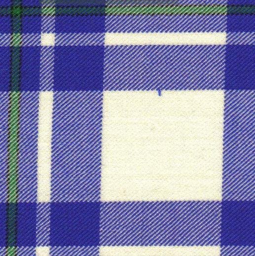 Image 3 of MacGregor Dress Blue Dalgliesh Dancing Tartan Wool Fabric 11oz Lightweight