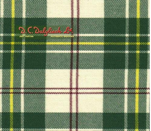 Image 1 of MacPherson Dress Green Dalgliesh Dancing Tartan Wool Fabric 11oz Lightweight