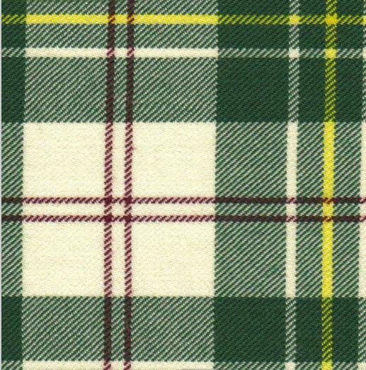 Image 3 of MacPherson Dress Green Dalgliesh Dancing Tartan Wool Fabric 11oz Lightweight