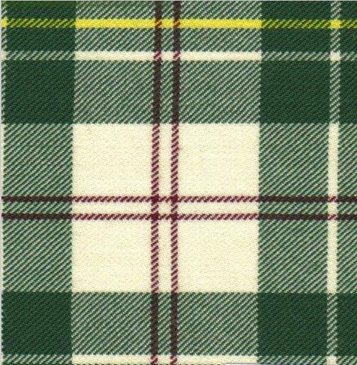 Image 4 of MacPherson Dress Green Dalgliesh Dancing Tartan Wool Fabric 11oz Lightweight