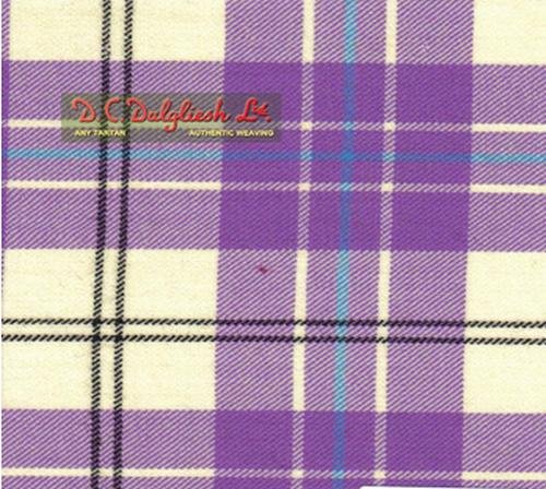 Image 1 of MacPherson Dress Purple Dalgliesh Dancing Tartan Wool Fabric 11oz Lightweight