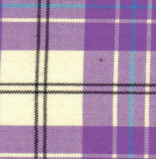 Image 2 of MacPherson Dress Purple Dalgliesh Dancing Tartan Wool Fabric 11oz Lightweight