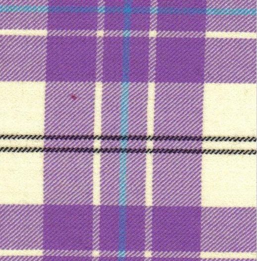 Image 5 of MacPherson Dress Purple Dalgliesh Dancing Tartan Wool Fabric 11oz Lightweight