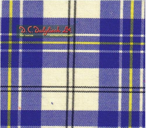 Image 1 of MacPherson Dress Blue Dalgliesh Dancing Tartan Wool Fabric 11oz Lightweight