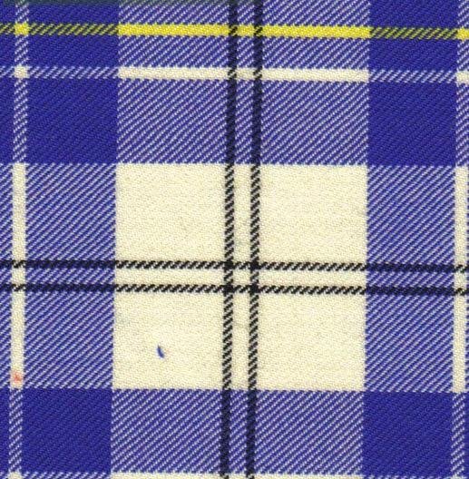 Image 5 of MacPherson Dress Blue Dalgliesh Dancing Tartan Wool Fabric 11oz Lightweight