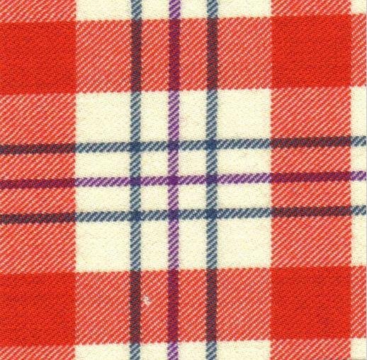 Milne Dress Red Dalgliesh Dancing Tartan Wool Fabric 11oz Lightweight