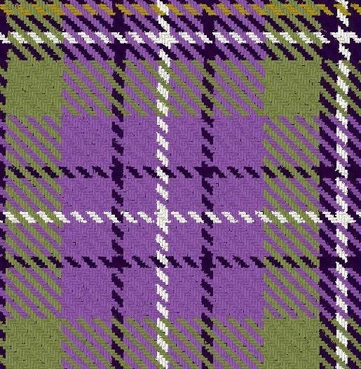 Image 4 of Stewart Dress Purple Dalgliesh Dancing Tartan Wool Fabric 11oz Lightweight