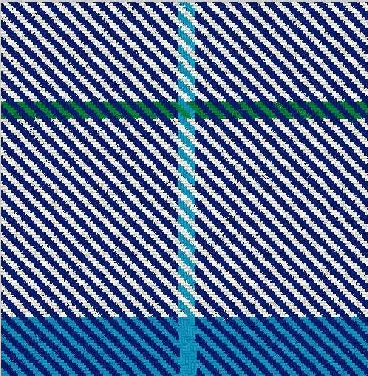 Image 4 of Wallace Dress Blue Dalgliesh Dancing Tartan Wool Fabric 11oz Lightweight