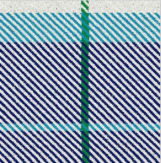 Image 5 of Wallace Dress Blue Dalgliesh Dancing Tartan Wool Fabric 11oz Lightweight