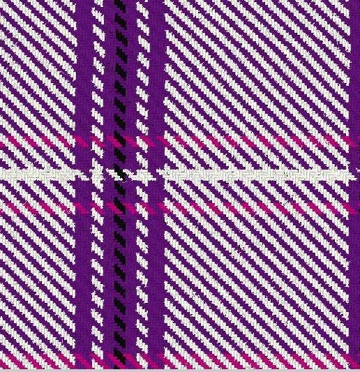 Image 2 of Yarrow Dress Purple Dalgliesh Dancing Tartan Wool Fabric 11oz Lightweight