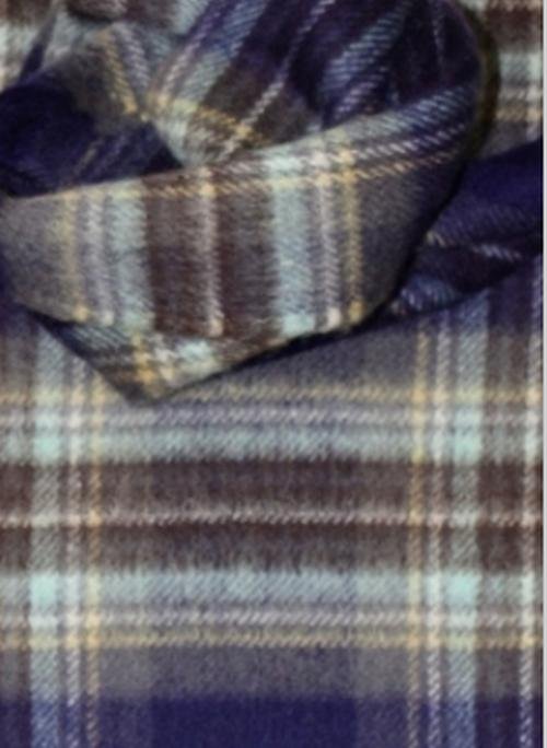 Image 3 of Holyrood Modern Tartan Cashmere Fringed Scarf
