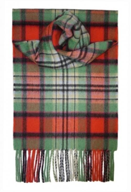 Image 1 of Dundee Old Ancient Tartan Cashmere Fringed Scarf