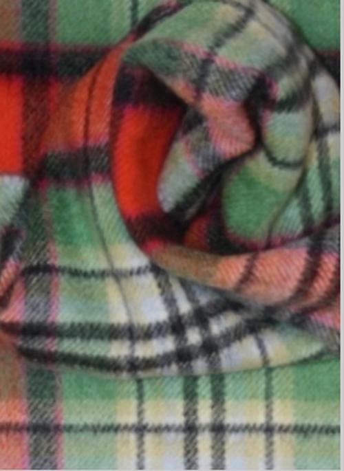 Image 3 of Dundee Old Ancient Tartan Cashmere Fringed Scarf