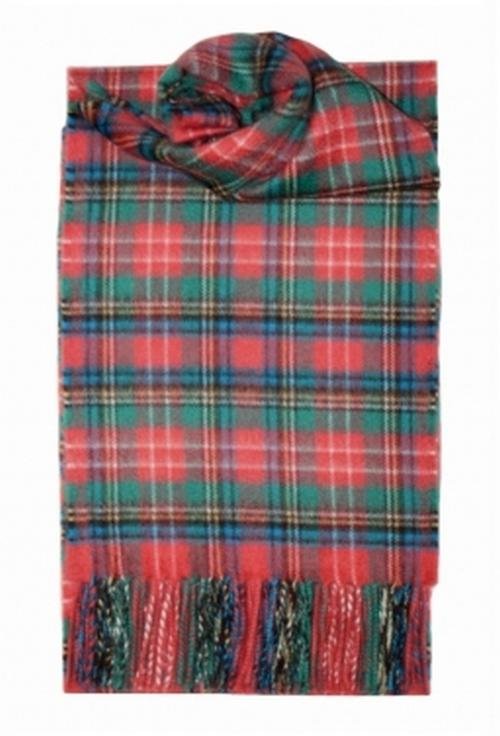 Image 1 of Christie Ancient Tartan Cashmere Fringed Scarf