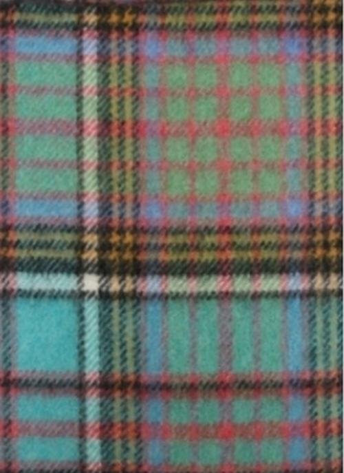 Image 2 of Anderson Ancient Tartan Cashmere Fringed Scarf