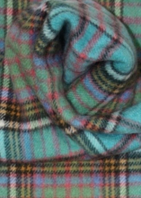 Image 3 of Anderson Ancient Tartan Cashmere Fringed Scarf