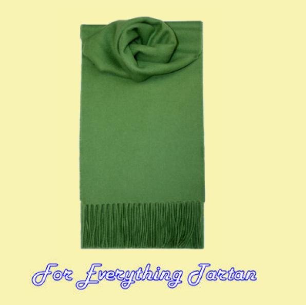 Image 0 of Apple Green Solid Lambswool Fringed Scarf