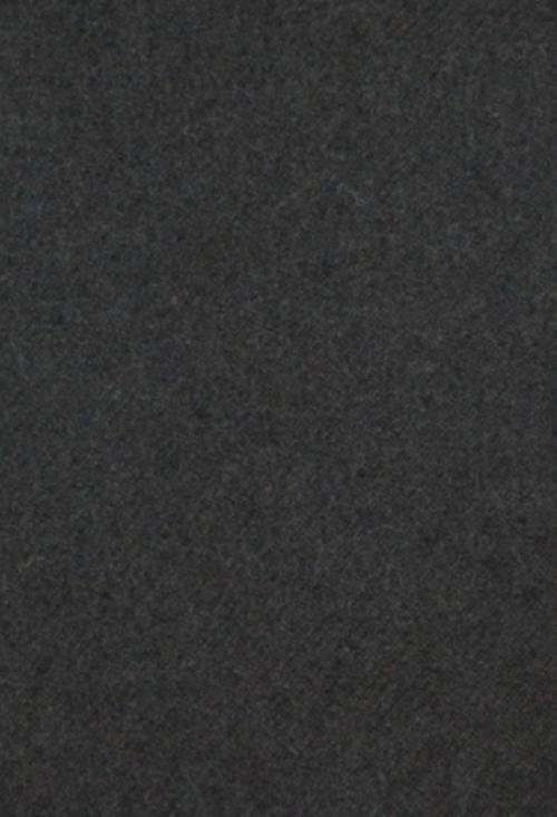 Image 2 of Ebony Black Solid Lambswool Fringed Scarf