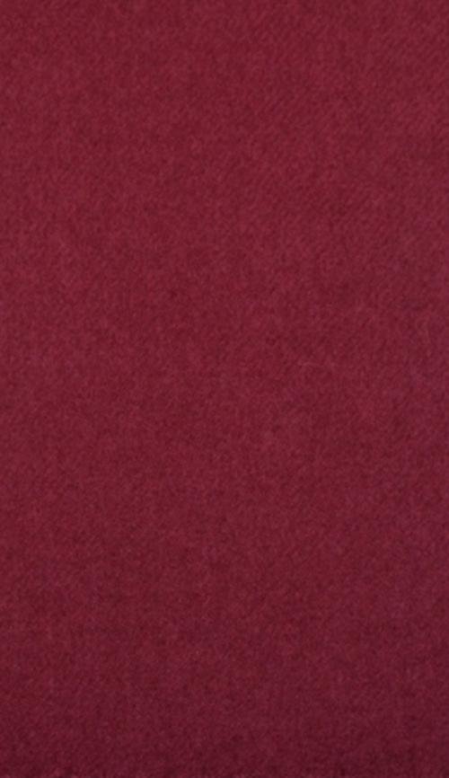 Image 2 of Burgundy Wine Solid Lambswool Fringed Scarf