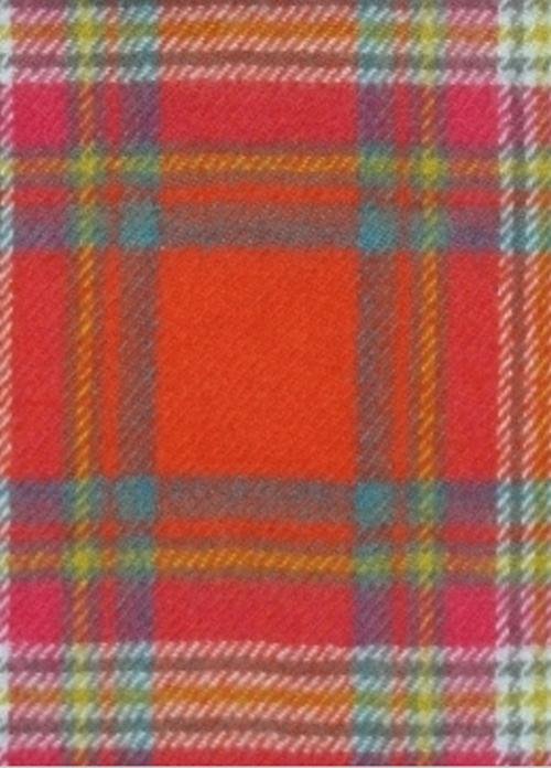 Image 2 of Appletreehall Check Tartan Lambswool Fringed Scarf