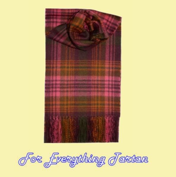 Image 0 of Carrick Check Tartan Lambswool Fringed Scarf