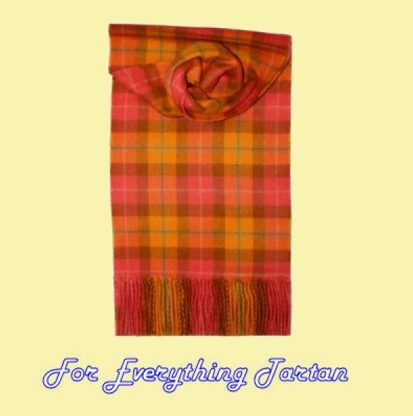 Image 0 of Stanmore Check Tartan Lambswool Fringed Scarf