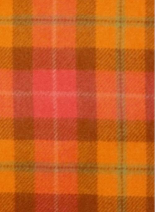 Image 2 of Stanmore Check Tartan Lambswool Fringed Scarf