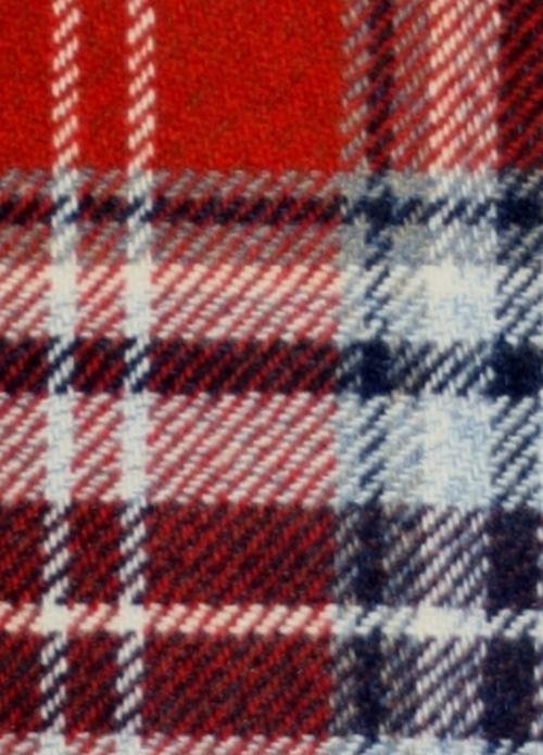 Image 2 of Flag Plaid Luxury Tartan Cashmere Blanket Throw