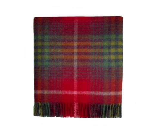 Image 1 of Lauriston Luxury Tartan Cashmere Blanket Throw