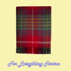 Lauriston Luxury Tartan Cashmere Blanket Throw