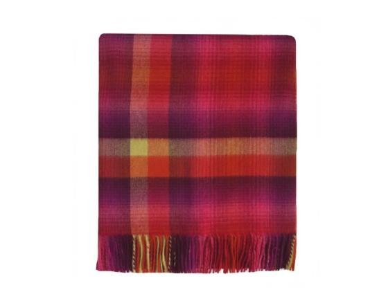 Image 1 of Lennox Love Luxury Tartan Cashmere Blanket Throw