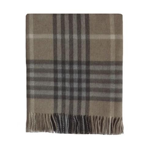 Image 1 of Newwark Luxury Tartan Cashmere Blanket Throw