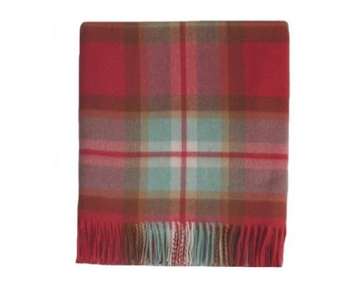 Image 1 of Roslin Luxury Tartan Cashmere Blanket Throw