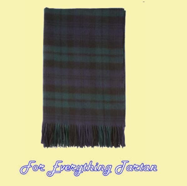 Image 0 of Black Watch Luxury Tartan Cashmere Blanket Throw