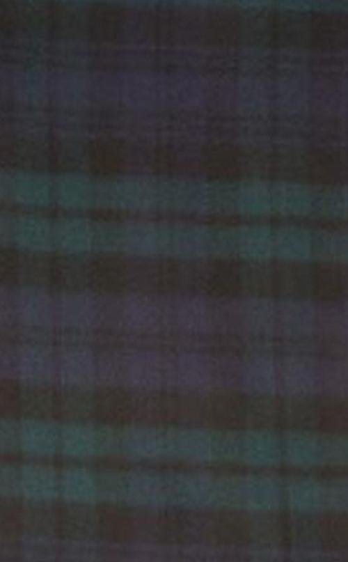 Image 2 of Black Watch Luxury Tartan Cashmere Blanket Throw