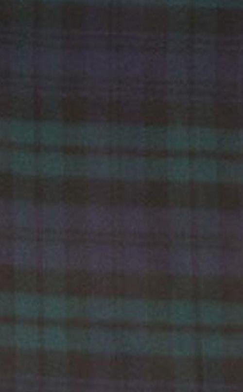 Image 2 of Black Watch Luxury Tartan Cashmere Blanket Throw