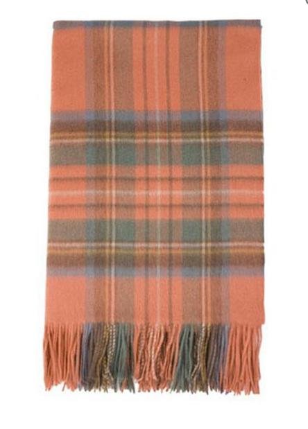 Image 1 of Stewart Royal Antique Luxury Tartan Cashmere Blanket Throw