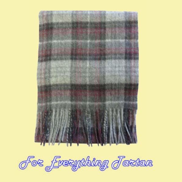 Image 0 of Kinloch Anderson Granite Tartan Cashmere Fringed Scarf