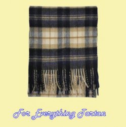 Kinloch Anderson House Check Tartan Cashmere Fringed Scarf