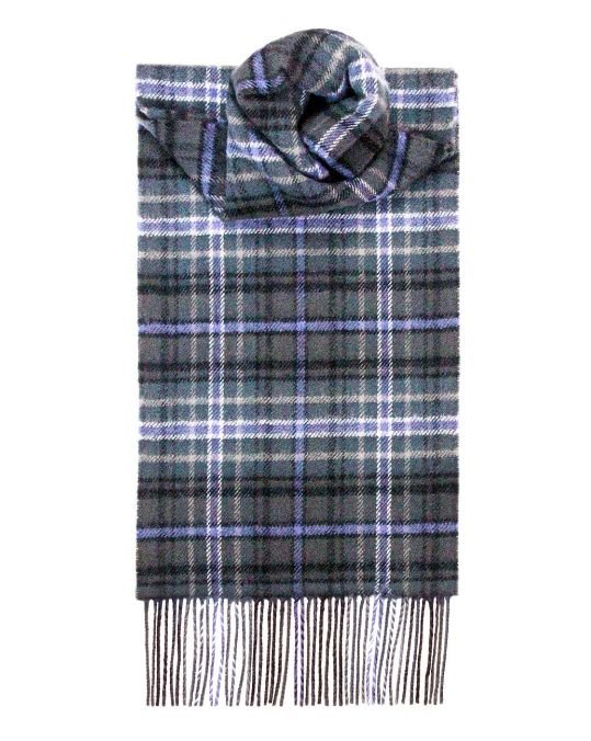 Image 1 of Scotland Forever Antique Tartan Lambswool Unisex Fringed Scarf